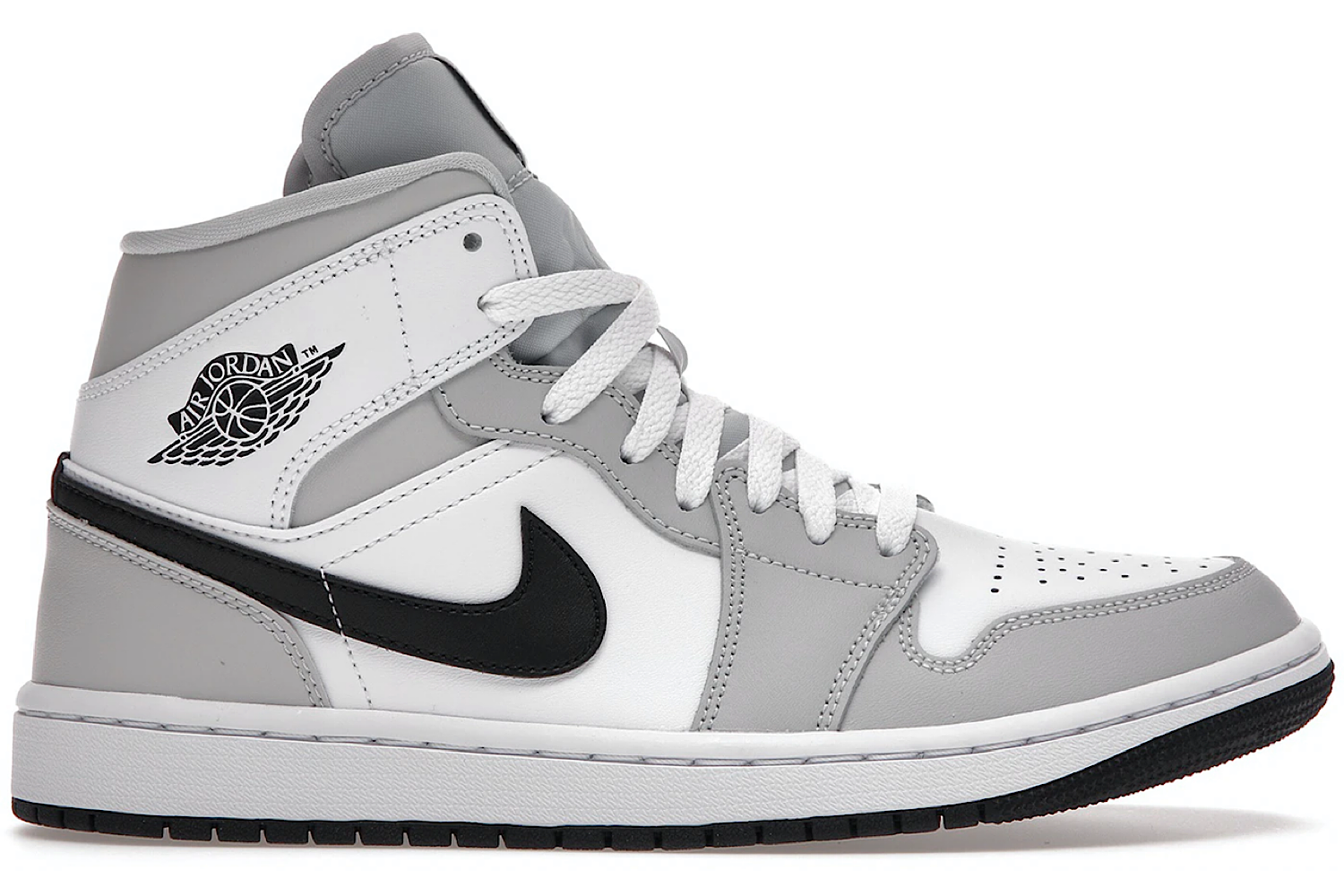 Jordan 1 Mid Light Smoke Grey